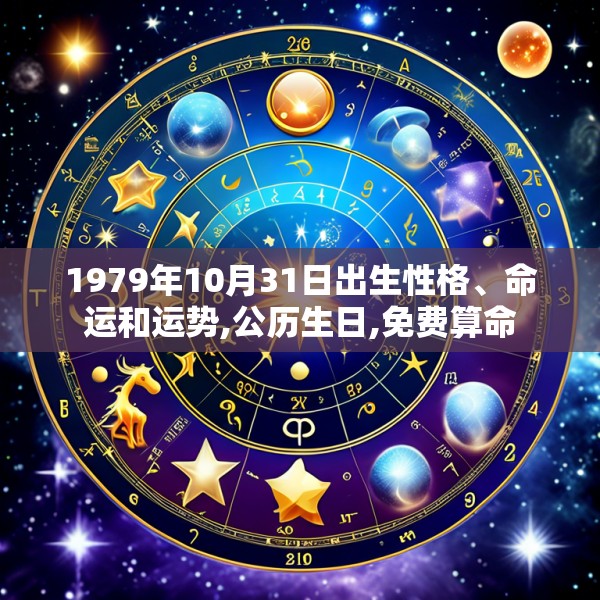 1979年10月31日出生性格、命运和运势,公历生日,免费算命