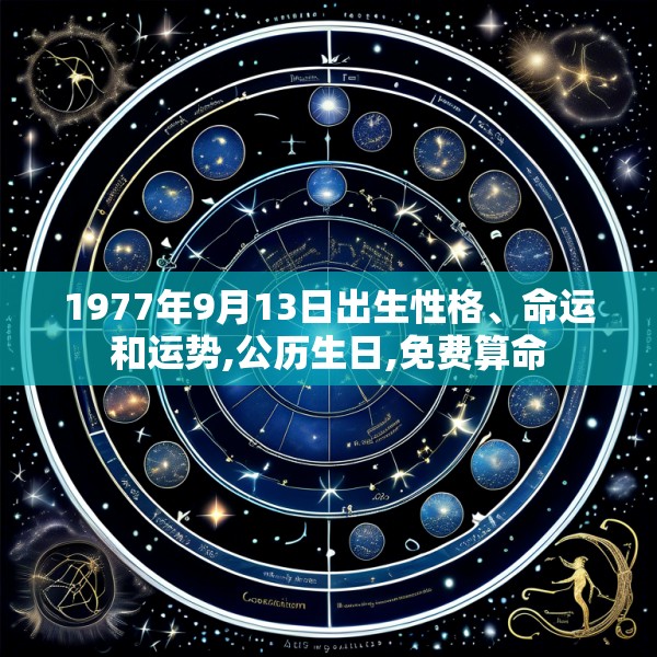 1977年9月13日出生性格、命运和运势,公历生日,免费算命