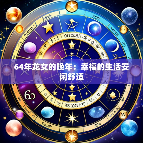 64年龙女的晚年：幸福的生活安闲舒适