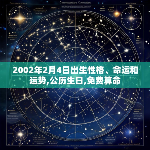 2002年2月4日出生性格、命运和运势,公历生日,免费算命