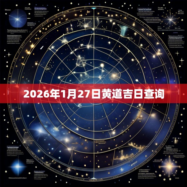 2026年1月27日黄道吉日查询