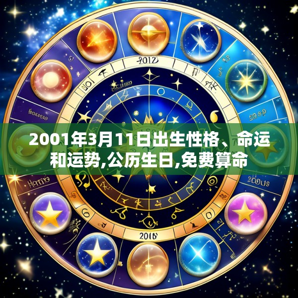 2001年3月11日出生性格、命运和运势,公历生日,免费算命
