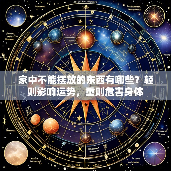 家中不能摆放的东西有哪些？轻则影响运势，重则危害身体