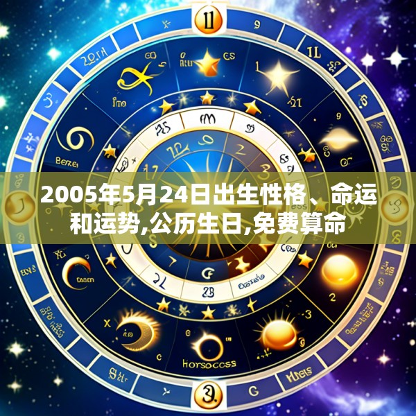 2005年5月24日出生性格、命运和运势,公历生日,免费算命