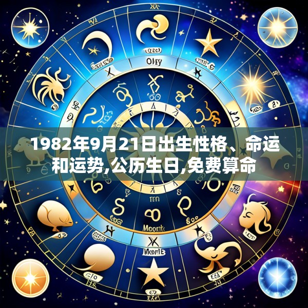 1982年9月21日出生性格、命运和运势,公历生日,免费算命