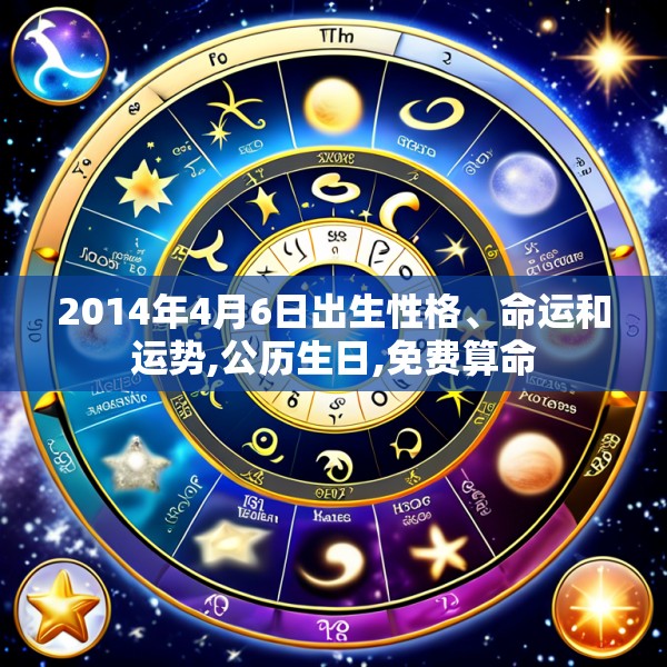 2014年4月6日出生性格、命运和运势,公历生日,免费算命
