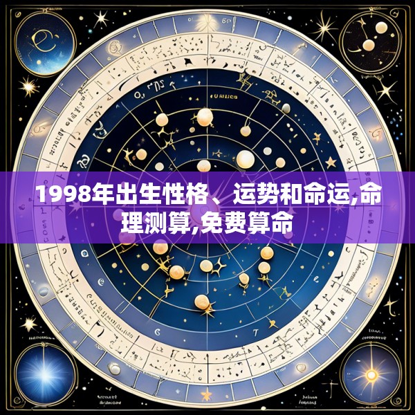 1998年出生性格、运势和命运,命理测算,免费算命
