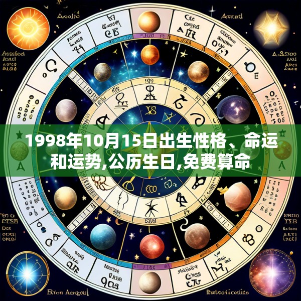1998年10月15日出生性格、命运和运势,公历生日,免费算命
