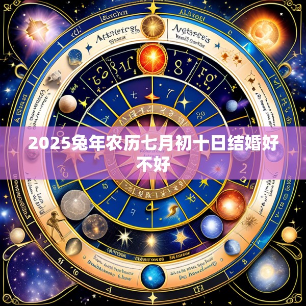 2025兔年农历七月初十日结婚好不好