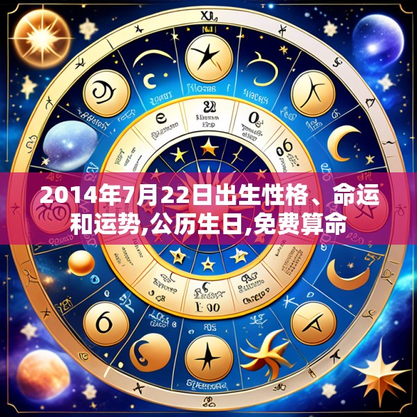 2014年7月22日出生性格、命运和运势,公历生日,免费算命