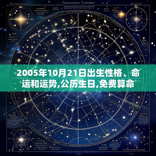 2005年10月21日出生性格、命运和运势,公历生日,免费算命