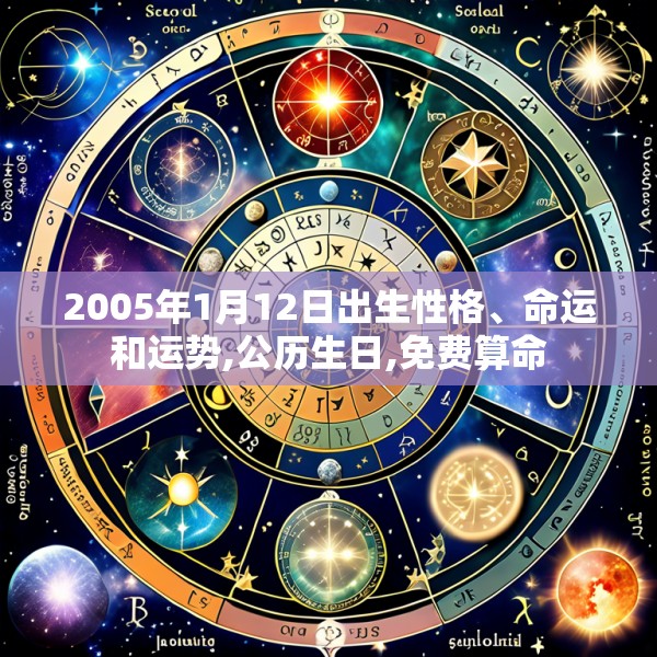 2005年1月12日出生性格、命运和运势,公历生日,免费算命