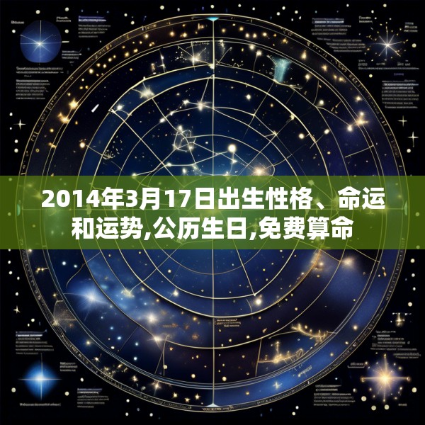 2014年3月17日出生性格、命运和运势,公历生日,免费算命