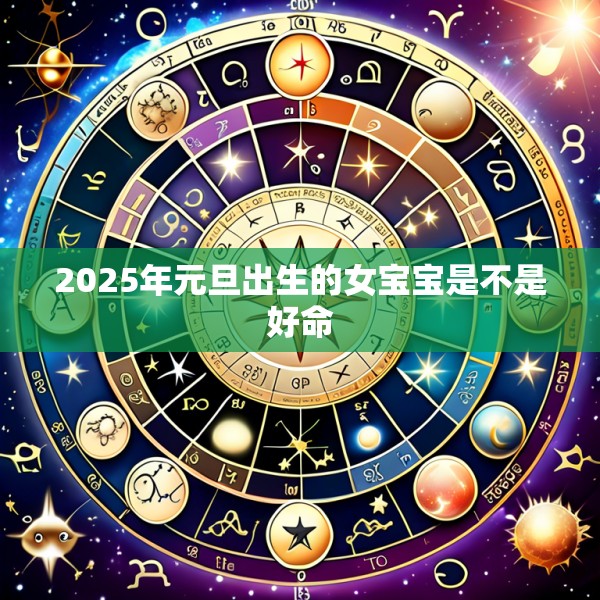 2025年元旦出生的女宝宝是不是好命