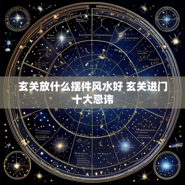 玄关放什么摆件风水好 玄关进门十大忌讳