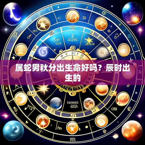 属蛇男秋分出生命好吗？辰时出生的