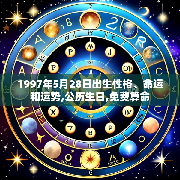 1997年5月28日出生性格、命运和运势,公历生日,免费算命