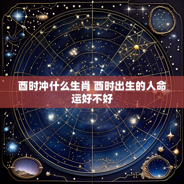 酉时冲什么生肖 酉时出生的人命运好不好