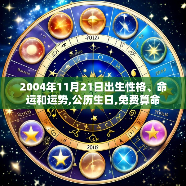 2004年11月21日出生性格、命运和运势,公历生日,免费算命