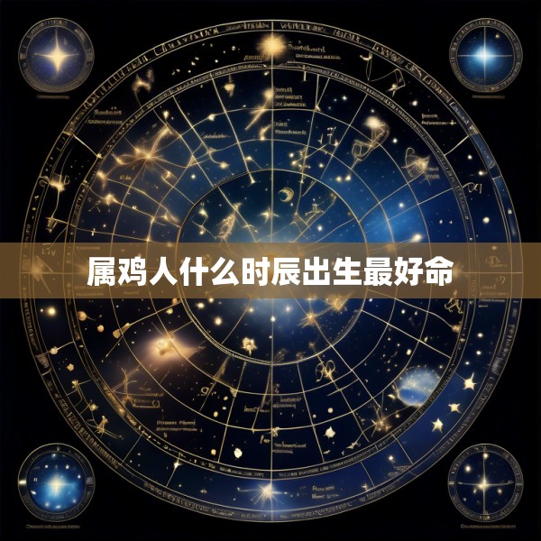 属鸡人什么时辰出生最好命