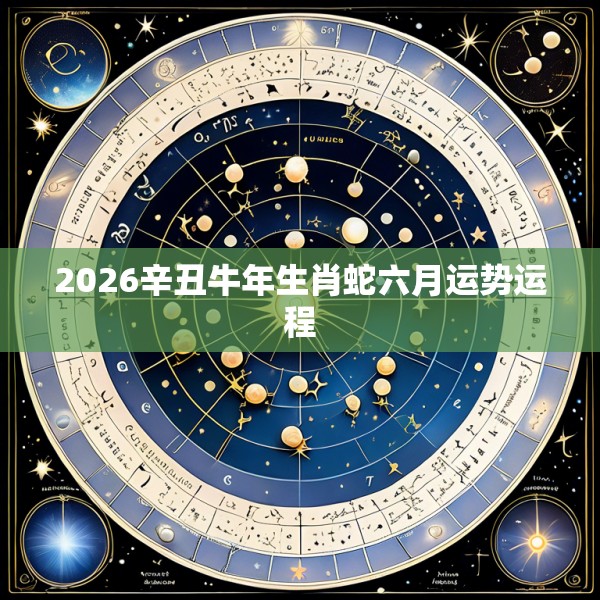 2026辛丑牛年生肖蛇六月运势运程