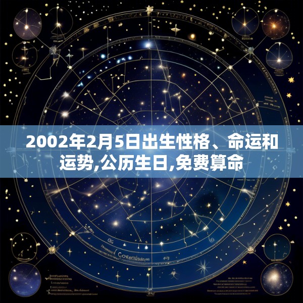 2002年2月5日出生性格、命运和运势,公历生日,免费算命