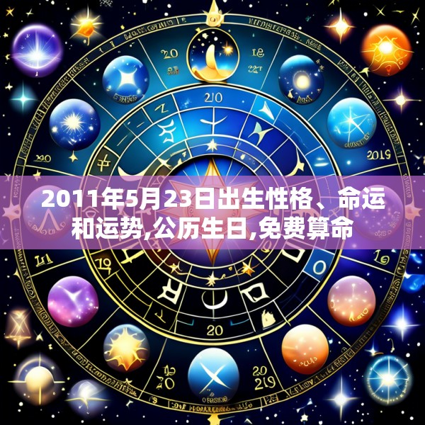 2011年5月23日出生性格、命运和运势,公历生日,免费算命