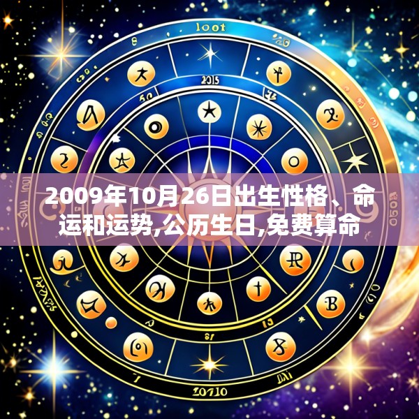 2009年10月26日出生性格、命运和运势,公历生日,免费算命