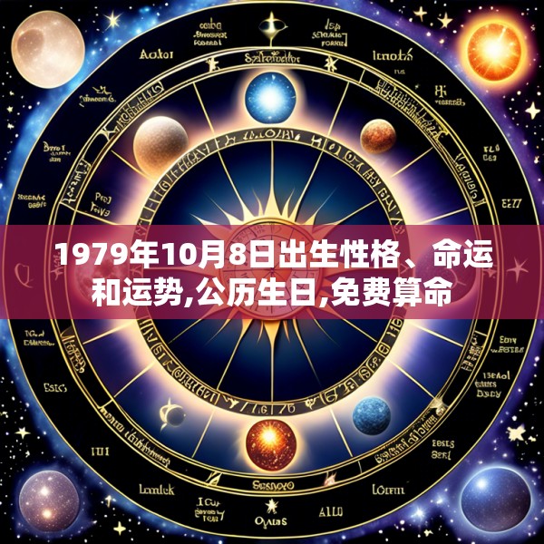 1979年10月8日出生性格、命运和运势,公历生日,免费算命