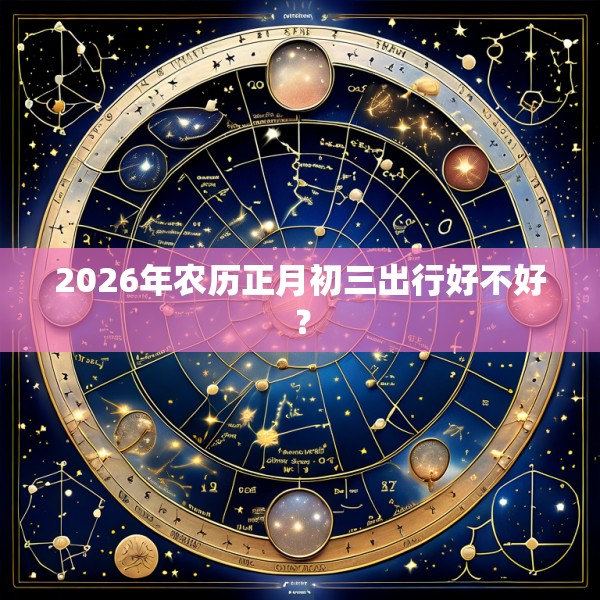 2026年农历正月初三出行好不好?