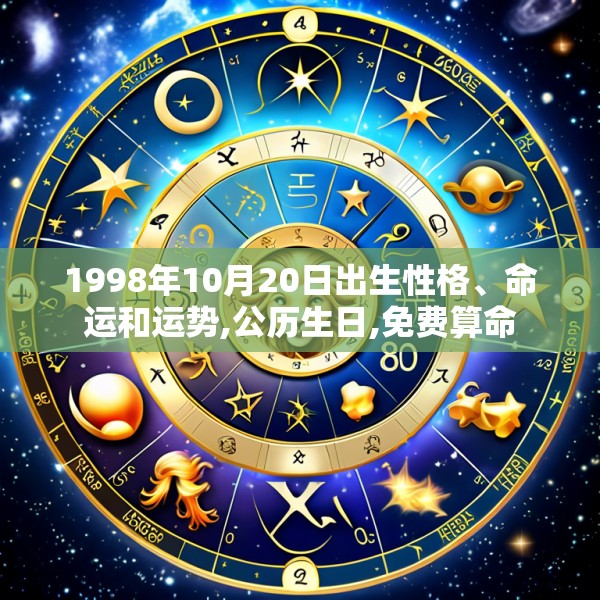 1998年10月20日出生性格、命运和运势,公历生日,免费算命