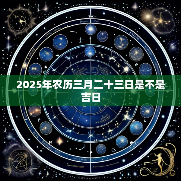 2025年农历三月二十三日是不是吉日