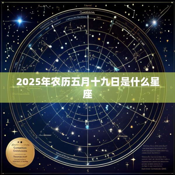 2025年农历五月十九日是什么星座