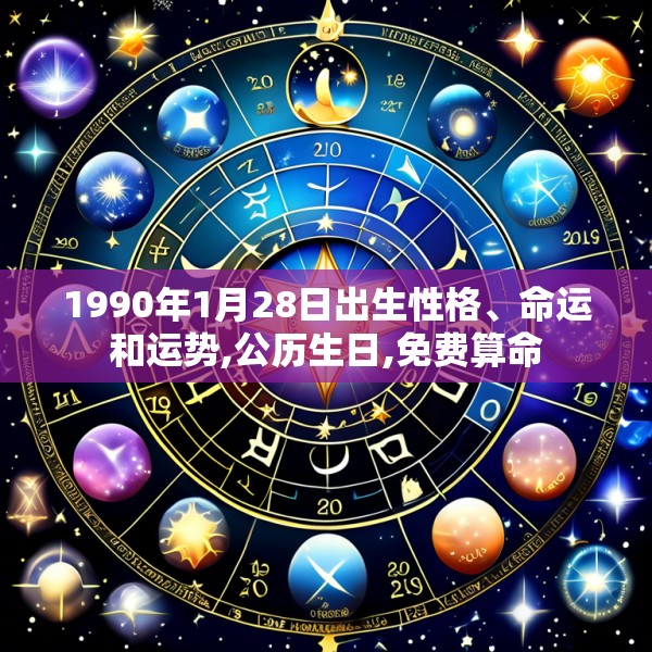 1990年1月28日出生性格、命运和运势,公历生日,免费算命