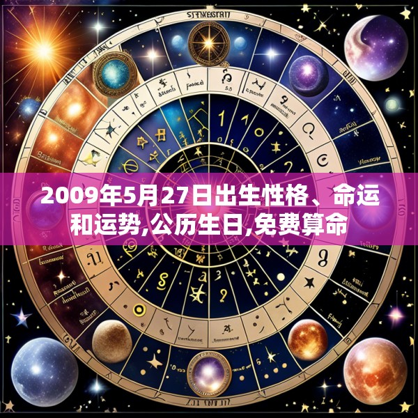 2009年5月27日出生性格、命运和运势,公历生日,免费算命