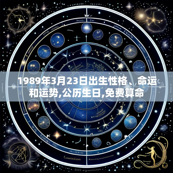 1989年3月23日出生性格、命运和运势,公历生日,免费算命