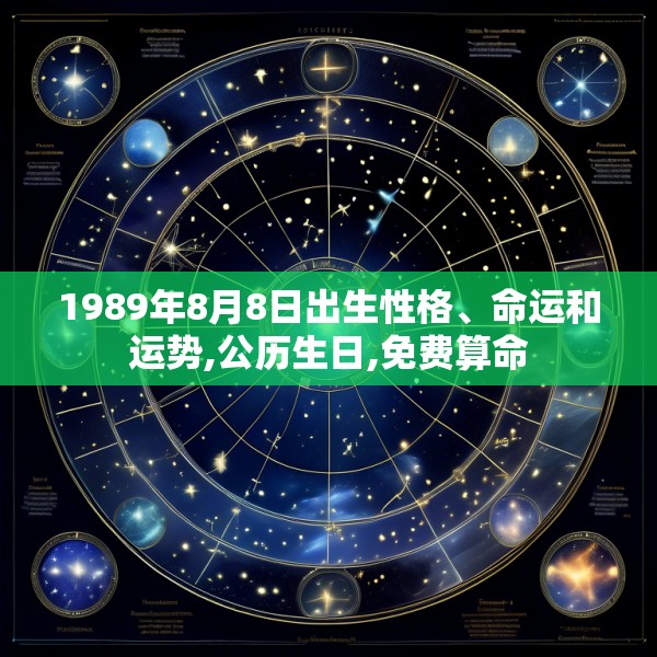 1989年8月8日出生性格、命运和运势,公历生日,免费算命