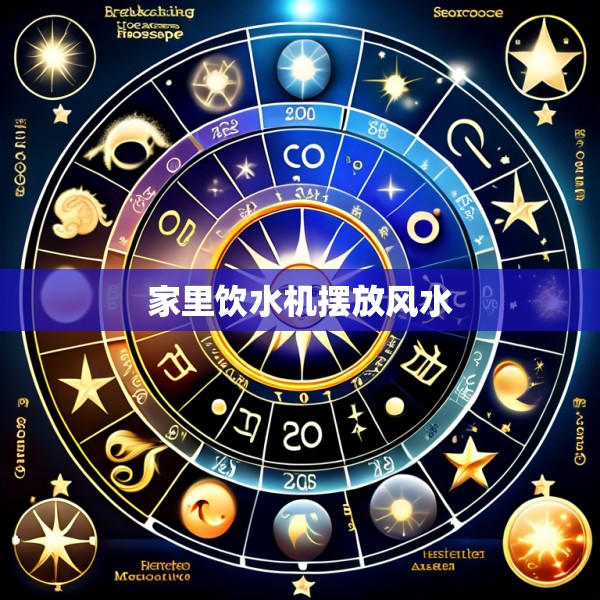家里饮水机摆放风水