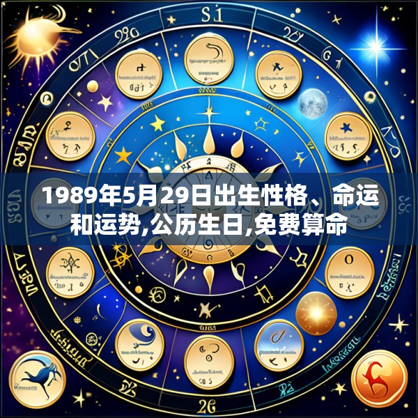1989年5月29日出生性格、命运和运势,公历生日,免费算命