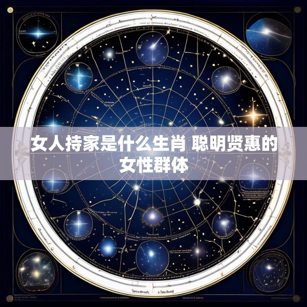 女人持家是什么生肖 聪明贤惠的女性群体