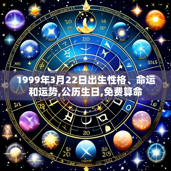 1999年3月22日出生性格、命运和运势,公历生日,免费算命
