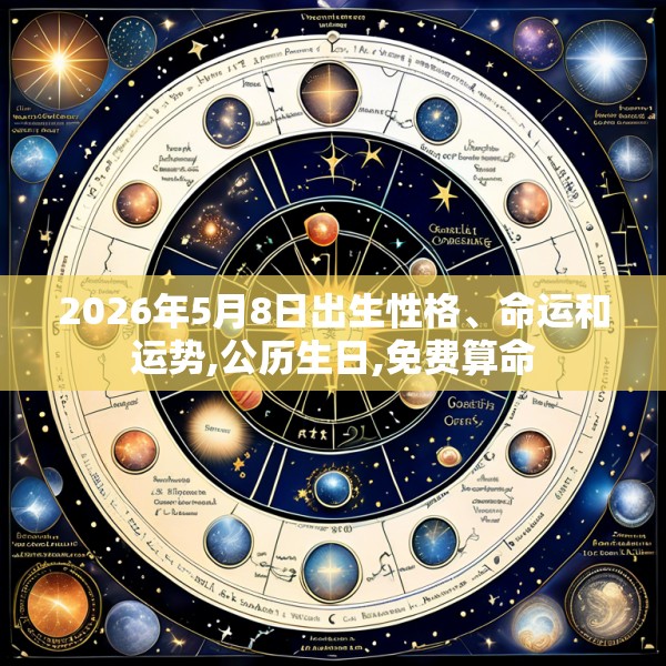 2026年5月8日出生性格、命运和运势,公历生日,免费算命
