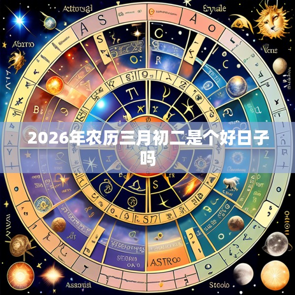 2026年农历三月初二是个好日子吗