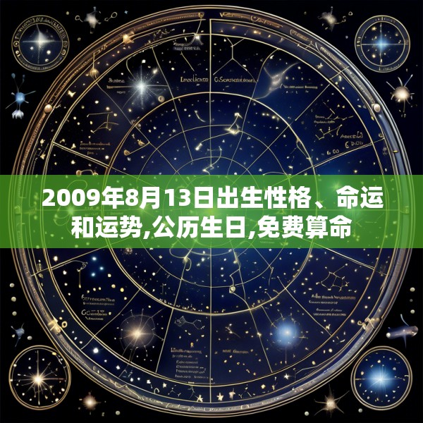 2009年8月13日出生性格、命运和运势,公历生日,免费算命