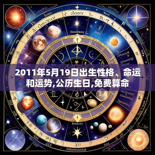 2011年5月19日出生性格、命运和运势,公历生日,免费算命