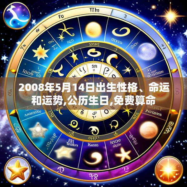 2008年5月14日出生性格、命运和运势,公历生日,免费算命