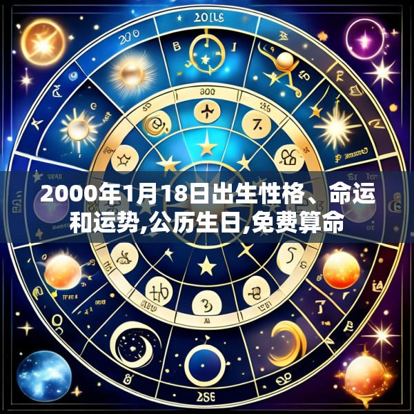 2000年1月18日出生性格、命运和运势,公历生日,免费算命