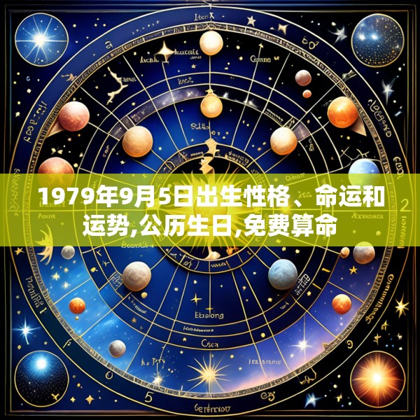 1979年9月5日出生性格、命运和运势,公历生日,免费算命