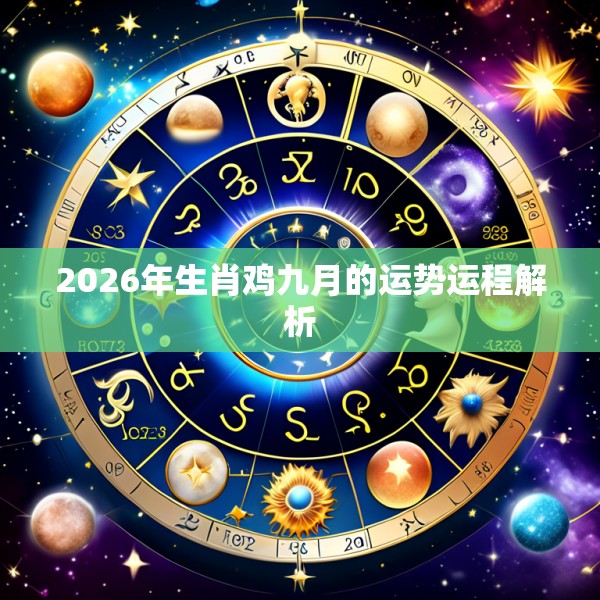 2026年生肖鸡九月的运势运程解析