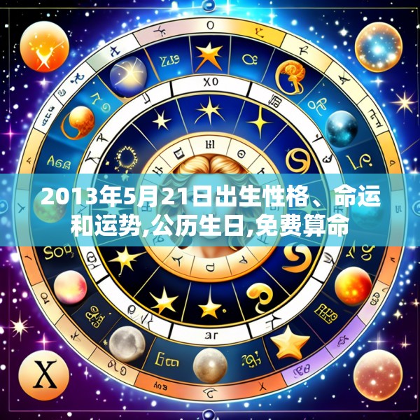 2013年5月21日出生性格、命运和运势,公历生日,免费算命